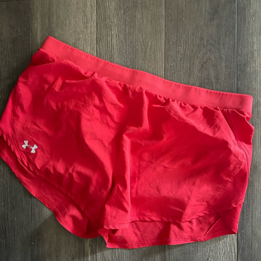 Womens XL red under Armour shorts. NWOT